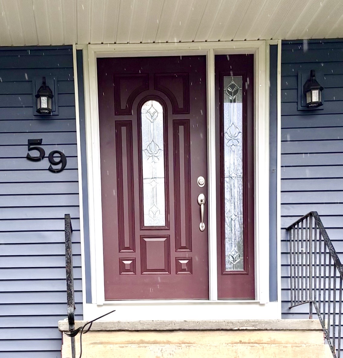 New entry door